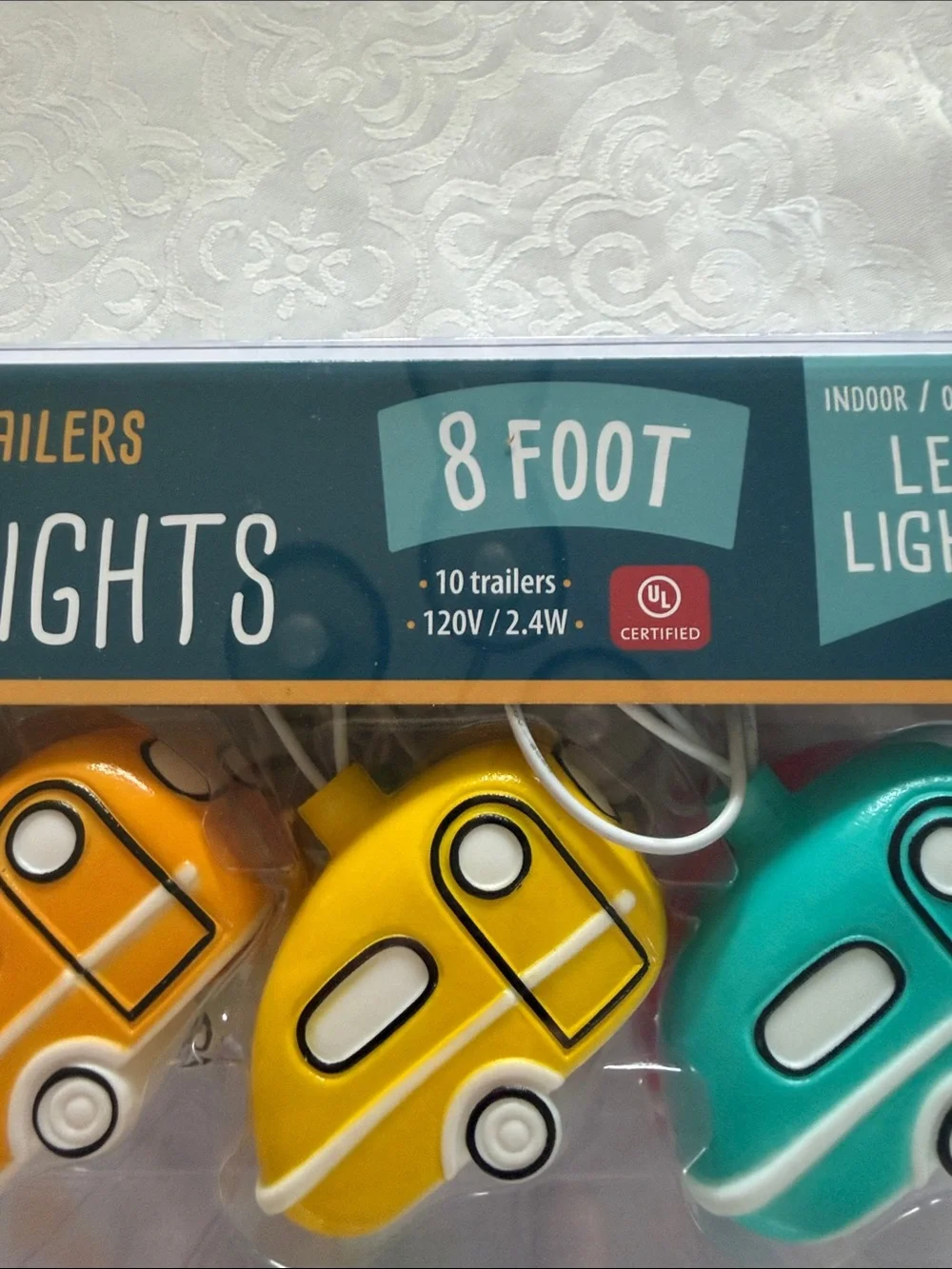 Retro Travel Trailer LED Party Lights - Multi-Color